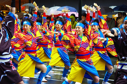 múa yosakoi không bao giờ buồn