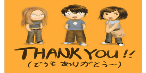 Học cách nói lời cảm ơn trong tiếng Nhật