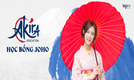 Học bổng Joho du học Nhật Bản hỗ trợ 100% học phí