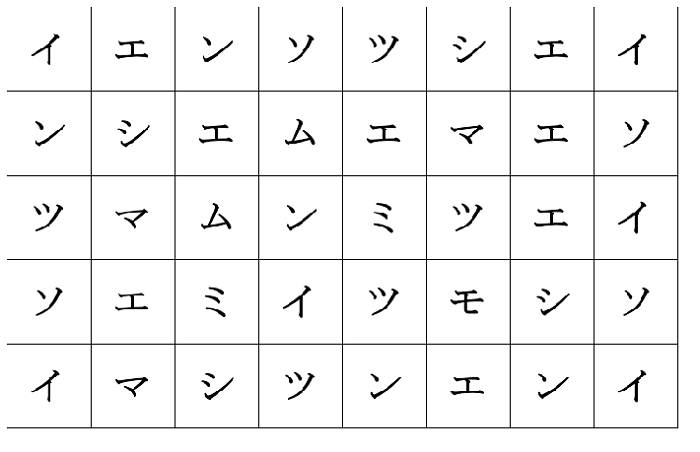 Game katakana